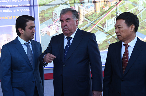 總裁王家安受邀出席塔吉克斯坦水泥項目奠基儀式